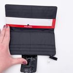 Mundi NEW Women's Safe Keeper Wallet Black Patent Croc Embossed RFID Protection Photo 4