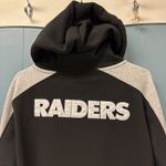 NFL Men's Full Zip Soft Fleece Hoodie Letterman‎ Varsity Jacket Size XL Black Photo 7
