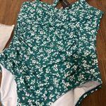 Tempt Me NWT  Green Floral One Piece Bathing Suit Size XL Photo 1