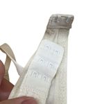 Vintage Bestforms White Cotton Bra Embroidered Floral Wireless Womens Size 34B Photo 3