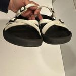 Birkenstock  Tatami White Leather Sandals Straps Slides US 9 Photo 6