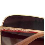 Reaction Kenneth Cole Square Sunglasses Rose Gold Tone Brown Gradient Lens Photo 4