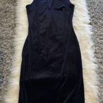 Love j Navy Blue Velvet Dress Photo 0