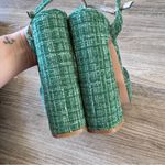 Chase and Chloe  Green Tweed Plaid Platform Chunky Heels Womens 8.5 Preppy 90s Photo 8