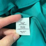J.Crew Heidi Silk Chiffon Teal Maxi Dress Size 8 Photo 8