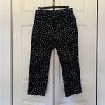 Ann Taylor Factory Black & White Polka Dot Ankle Pants Petite Size 0P Photo 1