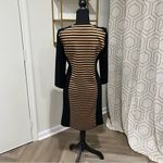 Spence Business Casual Striped Dress Size 8 Black Photo 3