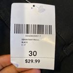 Forever 21 NWT  Curvy High Rise Black Skinny Leg Jeans SIZE 30 Photo 6