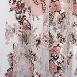 Dress the Population - New! Sidney Floral Appliqué Mesh Gown Photo 14