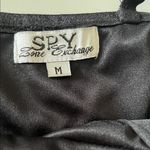 Spy Zone Exchange Lace Up Lace Mini Dress Black Photo 1