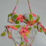 Victoria's Secret Victoria’s Secret Floral Bikini Swimsuit Bottoms Small Top 34B Photo 0