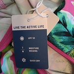 Tommy Bahama  GOLF UPF 50 NEON PINK BOTANICAL HAWAIIAN LEAF PRINT LONG SLEEVE M Photo 11