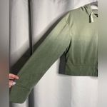 Brooklyn Cloth BKC BKLYN Cloth Green Ombre Cropped Hoodie Small Photo 3