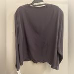 NEW Voir Collection Blouse Women’s 18W Brown Embroidered Long Sleeve Photo 6