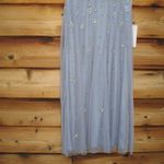 Mac Duggal 9222 Blue High Neck Sleeveless Embellished A Line Cocktail Dress Photo 9