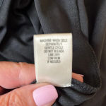 Emma & Michele Black White Crochet Lined Summer Lightweight Knee Casual Dress Halter Top Medium Photo 7