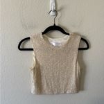 NWT THE NOLI SHOP Sequin Sculpt Brami Top Size XS Pearl New Years Eve Holiday Photo 3