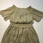 ASOS LONG PLEATED OFF THE SHOULDER MAXI DRESS SIZE 4 Photo 5