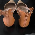 mix no. 6  Women's Beige Woven Flats with Gold Studded Straps Photo 3