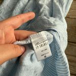 CP Shades  100% linen dress size m blue & white stripe slightly sheer Photo 1