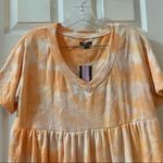 Wild Fable NWT Orange Dye Print Babydoll Sweatshirt Dress size XS Photo 4