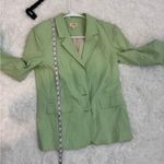 Camila Coelho  Linen Blend Mint Green Adam Blazer Size S Photo 9