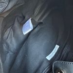 Anthropologie By  Black Raffia Mixed Media Bucket Tote Medium Shoulder Bag Photo 8