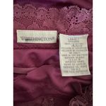 Worthington Vtg 80s Satin Top‎ Large Magenta Pink Cami Spaghetti Strap Lace Tank USA Y2K Photo 9