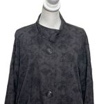 Free People  Jacquard Utility Jacket Women’s Size XS Gray Printed Boho Oversized Photo 2