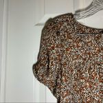 Max edition  Multicolor Animal Print Short Sleeve Blouse XL Photo 3