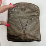 49 Square Miles Pouch Brown Genuine Leather Clutch Wallet Coin Purse Fold Over Photo 2