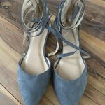 Charlotte Russe Elegant Strappy Shoes Brand New Size 7 Gray Photo 0