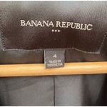 Banana Republic Women's Blazer Size 4 Grey Two-Button Jacket Photo 2