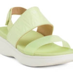 Vionic ‎ Sunrise Karleen Backstrap Platform Sandal 11 Lime Green Photo 0