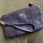 Lodis pebbled leather black small wristlet wallet Photo 0