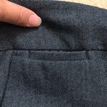 Loft  Women’s Knit Navy Blue Modern Skinny Ankle Career Office Trouser Pants Photo 4