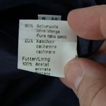 Eugen Klein Blue Wool & Cashmere Button Up Coat Womens Size 14 Photo 4