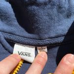 Vans Navy Blue 3/4 Zip Crew Neck Photo 3