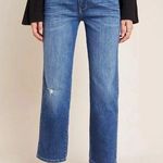 Anthropologie Pilcro Ultra High-Rise Seamed Straight Jeans Stretch Denim Size 26 Photo 0