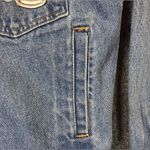 Schaefer Outfitter Men’s Small Women’s Medium Denim Jacket Leather Collar Blue Photo 4