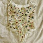 Large Lace Mesh Floral Sexy Bodysuit Teddy L Multi Photo 0