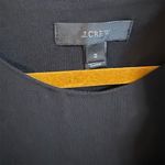 J.Crew Women's Black Jumpsuit Short Sleeve Pleated Size 2 Zip Closure Photo 2