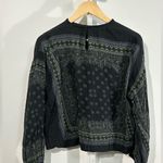 ZARA Embellished Boho Scarf Print Blouse – Made in India (Women’s M) Photo 1