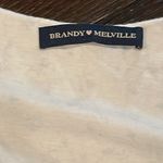 Brandy Melville NWOT  Gina floral ruched bust short sleeve tee t-shirt shirt top Photo 1