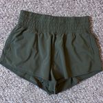 Aerie  High Waist Green Shorts Photo 0