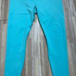 Athleta  Accelerate 7/8 Tights, Turquoise Leggings, Size XL Photo 1
