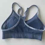PINK - Victoria's Secret Victoria's Secret PINK Velvet Sports Bra Blue XS Photo 7