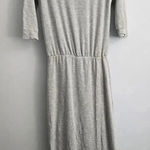Splendid  Long Sleeve Maxi Dress Gray Size‎ Medium Photo 0