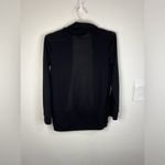 Ambiance Apparel Women's Black Open-Front Cardigan Small Lightweight Knit Photo 6