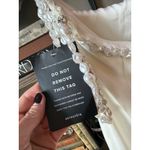 retrofete Abilene Beaded Off The Shoudler Maxi Dress White Womens Size Small Photo 11